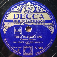 12th Street Rag - Sol Hoopii's Trio (1927)