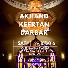 Akhand Keertan Darbar - Gravesend (29/10/2016)