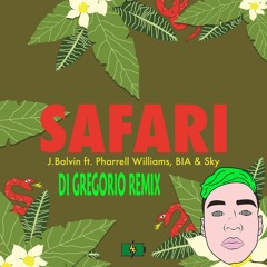 J. Balvin - Safari  Ft. BIA, Pharrell Williams, Sky (Di Gregorio Remix) [Buy; Free Download]