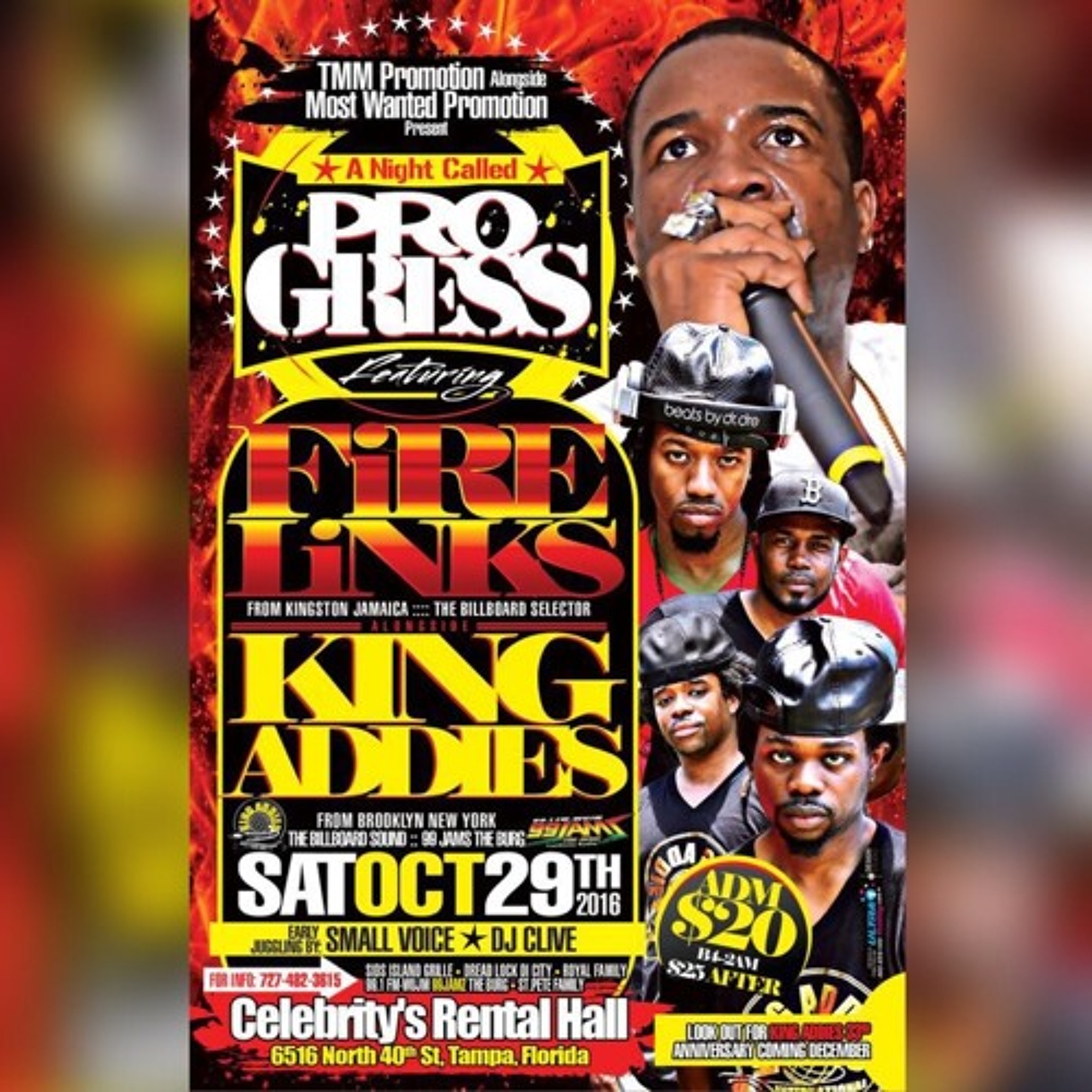 King Addies & Fire Links - Progress In Tampa Florida (10.30.16) episode artwork