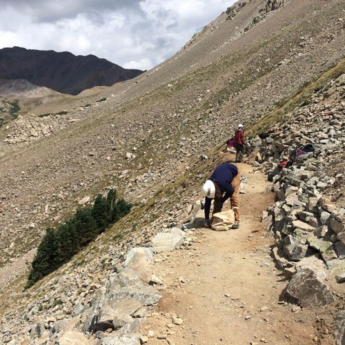 Hard Work:  14er Trail Maintenance In Colorado