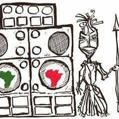 A Ruff Selection from Radiola Preta Sistema de Som - Black Conscious, Red, Black and Green.