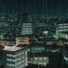 rainy night in the study