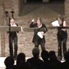 Probe for 3 female voices and 2 contrabass clarinets