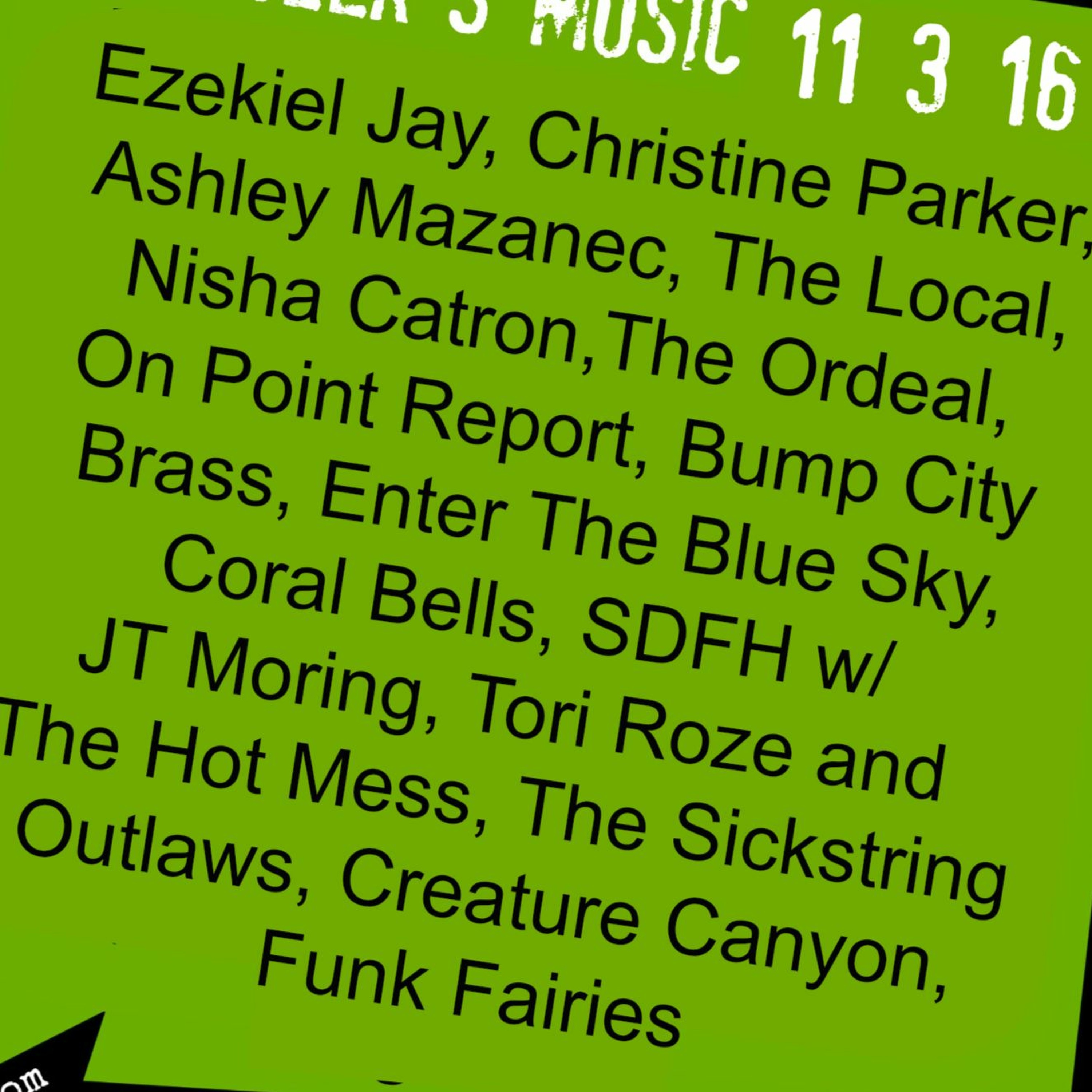 The Listen Local Show 11 3 16 episode artwork