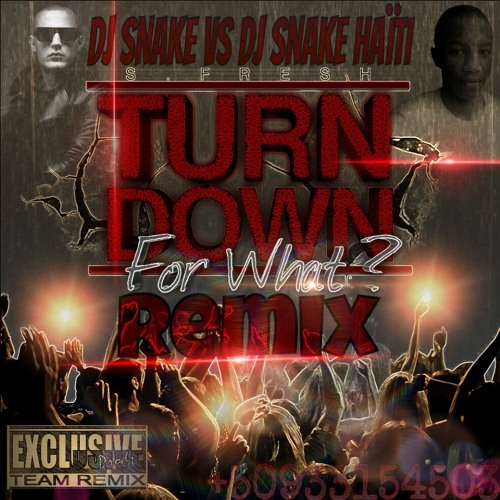 Stream Turn Down For What [Remix] - Dj Snake [ETR].mp3 by EXCLUSIVE TEAM  REMIX OFFICIAL | Listen online for free on SoundCloud