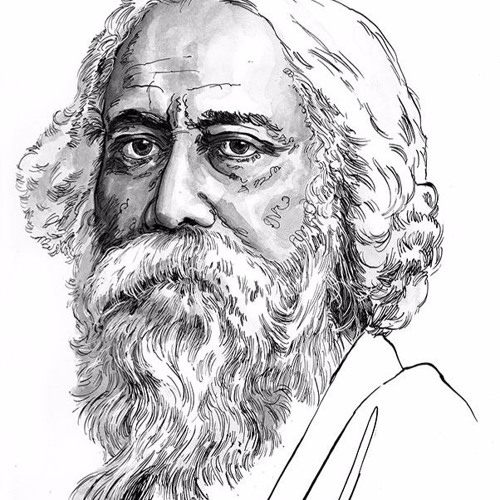 Rabindranath tagore drawing with pastel color - YouTube