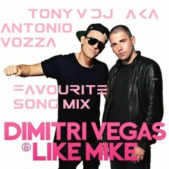 TONY V DJ SET 2016 (Dimitri Vegas & Like Mike Favourite Song Mix)