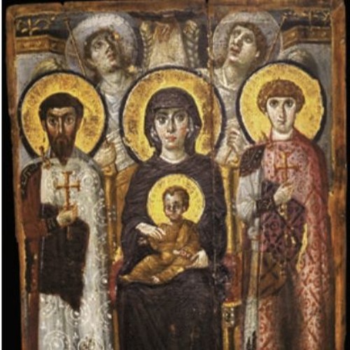 Stream 54. Virgin (Theotokos) and Child between Saints Theodore and