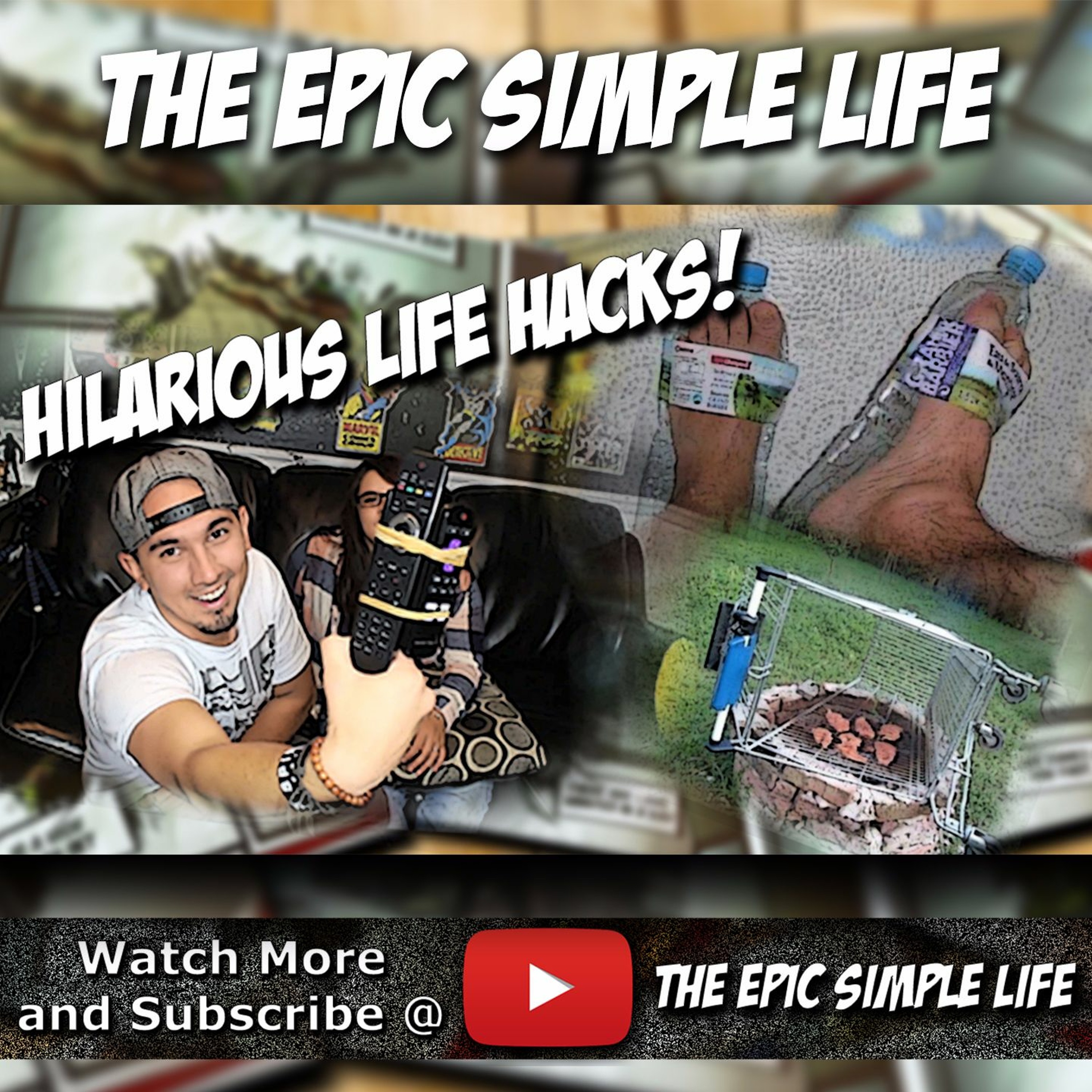 EP49: Hilarious Life Hacks! - The Epic Simple Life YouTube Vlog episode artwork