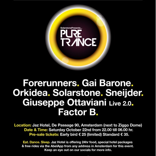 Factor B - Live @ Pure Trance ADE [Reconstruction]