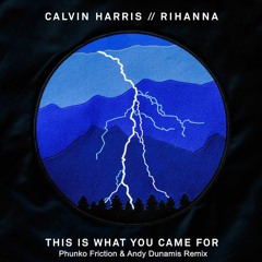 Calvin Harris Ft Rihanna - This Is What You Came For (Phunko Friction & Andy Dunamis Remix)