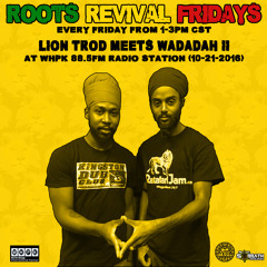 Lion Trod Meets Wadadah II on Roots Revival Fridays at WHPK Radio Station [10-21-2016]