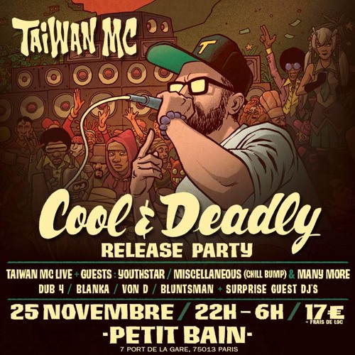 DUB-4 - MINIMIX X TAIWAN MC - COOL & DEADLY LP RELEASE PARTY