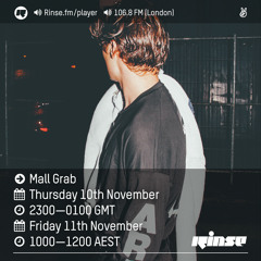 Rinse FM Podcast - Mall Grab - 10th November 2016