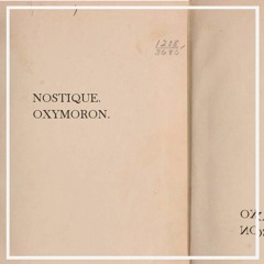 Download: Nostique 'Oxymoron'