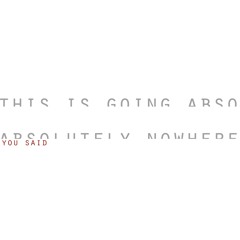 nowhere