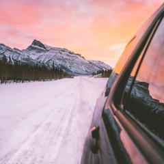 Driving the Winter sunset // SLOW Podcast by Mike Tohr