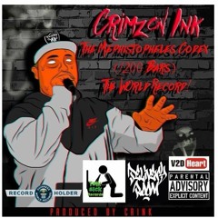 1200 BARS(PROD CRINK) WORLD RECORD MOST BARS 1 TRACK "LYRIC VIDEO IN DESCRIPTION"