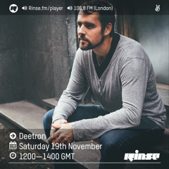 Rinse FM Podcast - Deetron - 19th November 2016