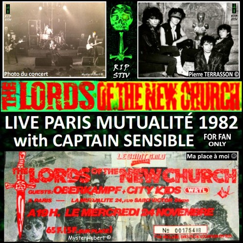 The Lords Of The New Church - Paris Mutualité 1982 with Captain Sensible en rappel