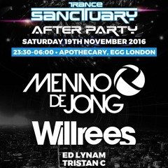 Live @ Trance Sanctuary After Party, Egg London. 19.11.16