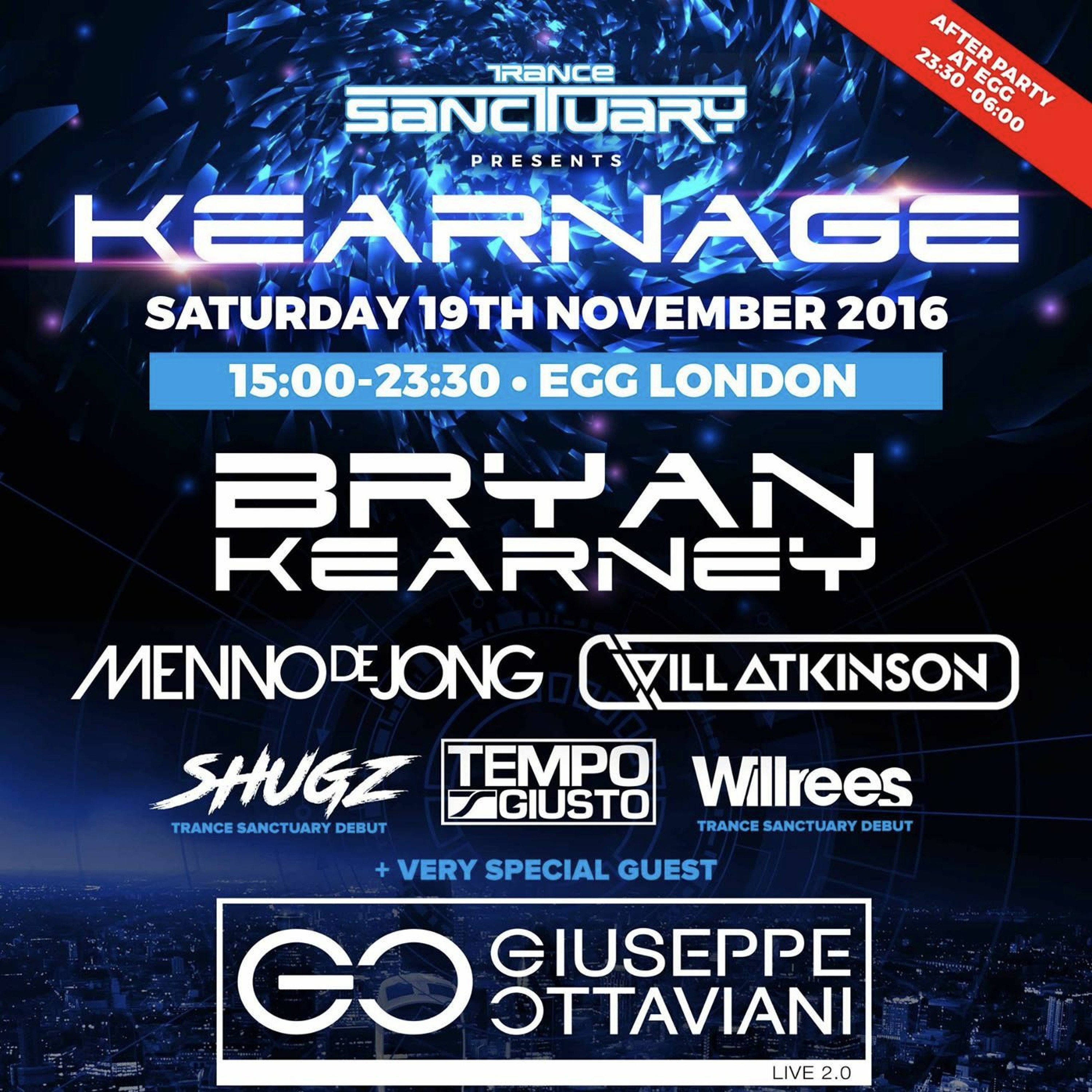 Will Rees LIVE @ Trance Sanctuary Pres. Kearnage, The Egg, London 19/11/16 episode artwork
