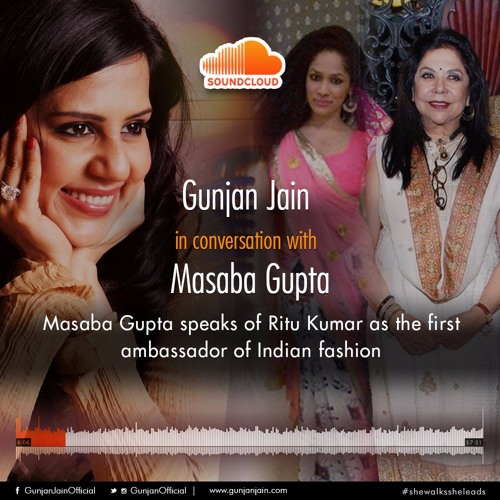 Masaba Gupta speaks about Ritu Kumar in  the book She Walks She Leads