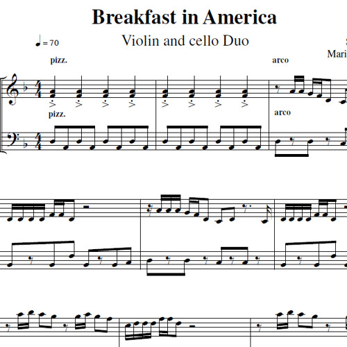 Breakfast In America - Supertramp - String Duet (preview)