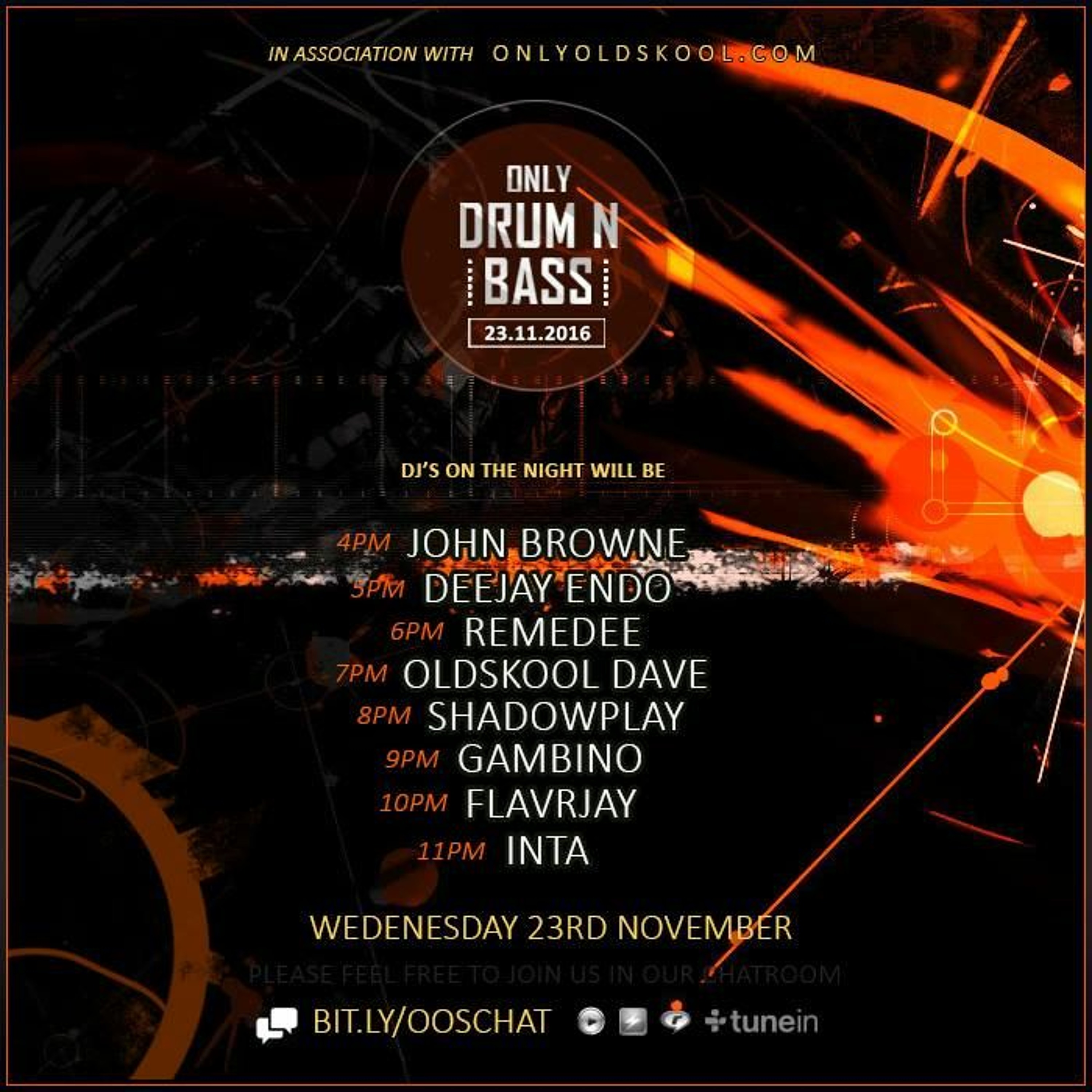 FLavRjay on OOS Radio, Only Drum n Bass 23-Nov-16 episode artwork