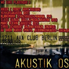Kenkay Akustik Ost Aka AD Tongrenze @welikePlastique 12.11 AVA Club Berlin