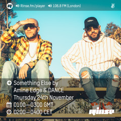 Rinse FM Podcast - Something Else EP2 by Amine Edge & DANCE - 24th November 2016