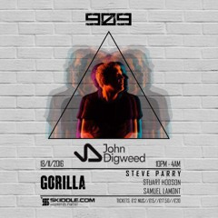 Steve Parry LIVE At 909 Presents John Digweed 18.11.16 at Gorilla, Manchester