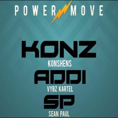 Konshens Ft Vybz Kartel Ft Sean Paul - Power Move (Official Audio) - November 2016