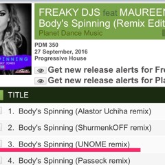 Freaky DJs feat Maureen Sky Jones - Body Spinning (UNOME Remix)
