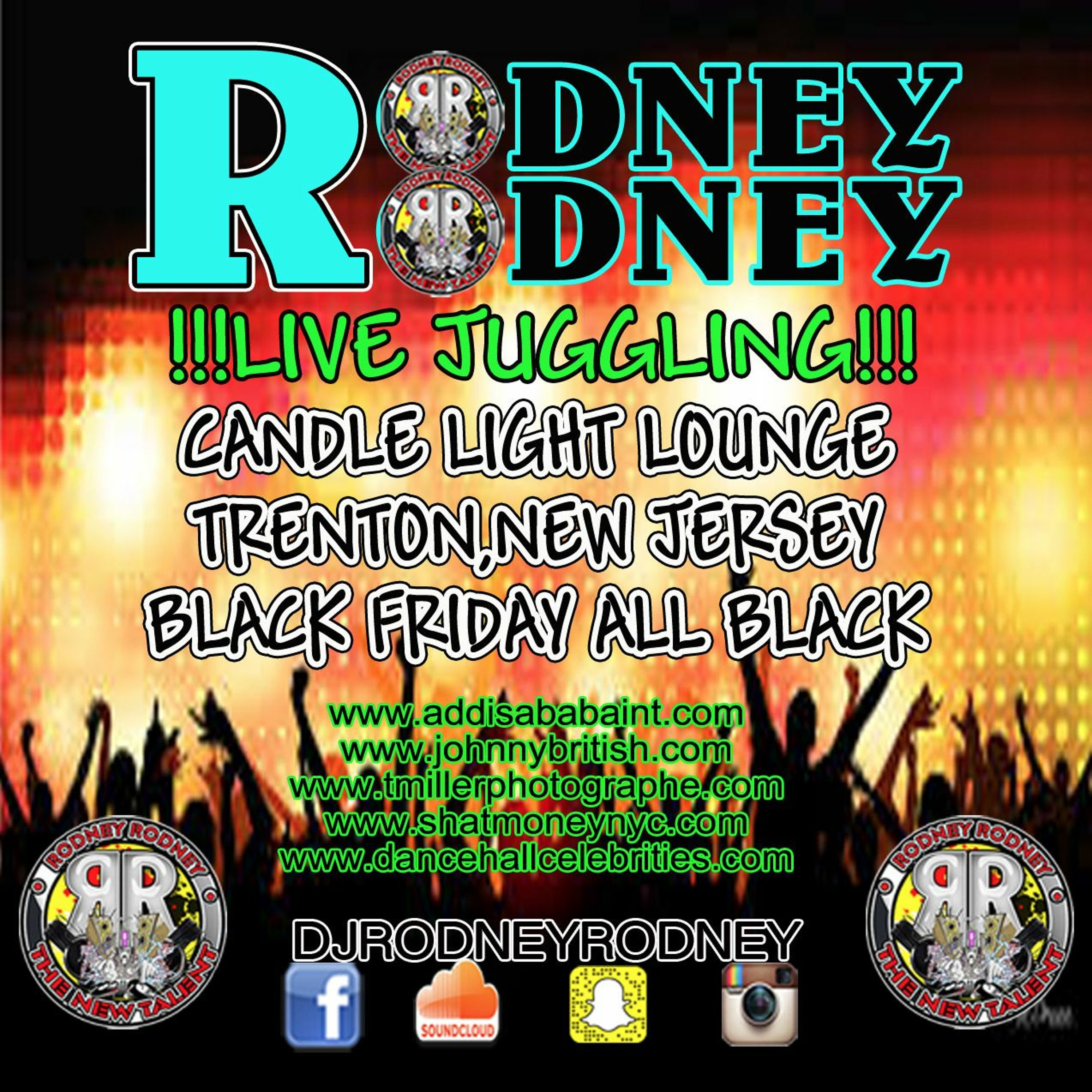 RODNEYRODNEY Live Juggling Trenton Nj Candle Light Lounge Black Friday 2016 episode artwork