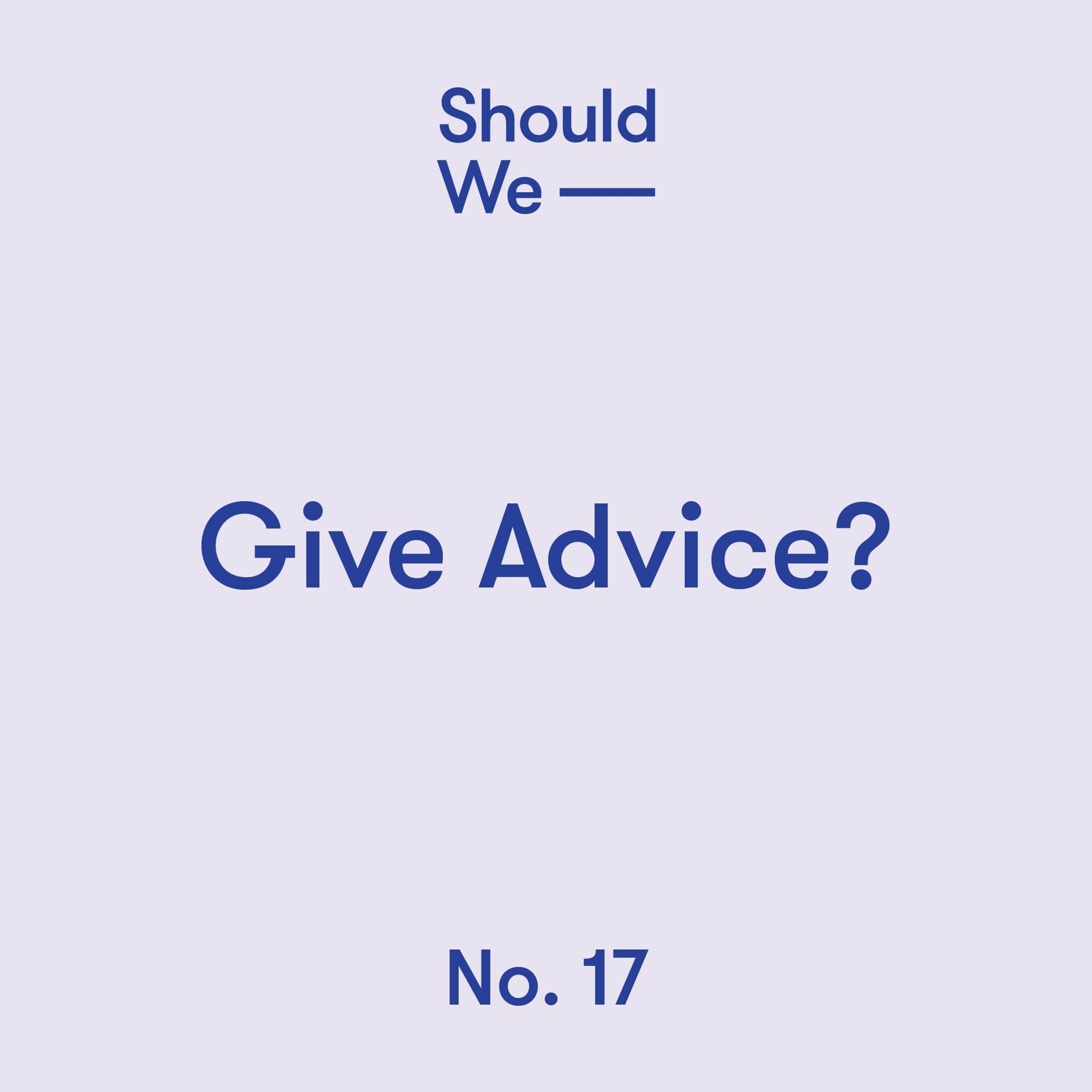 Should We