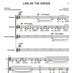 Like as the waves