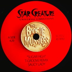 Saucy Lady - Sugar High (T-Groove Disco Mix)(Star Creature 7" SC7012A)