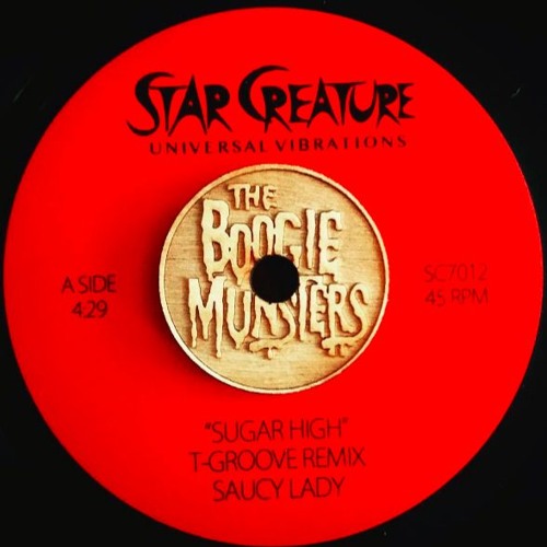 Saucy Lady - Sugar High (T-Groove Disco Mix)(Star Creature 7" SC7012A)