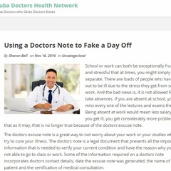How to Make a Fake Doctor's Note Convincing