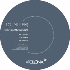 iO (mulen) - ypt58 (Letters & Numbers Ep APO026)