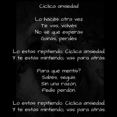CÍCLICA ANSIEDAD