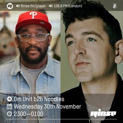 Rinse FM Podcast - Groove Chronicles b2b Om Unit - 30th November 2016