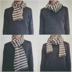 how to tie a scarf
