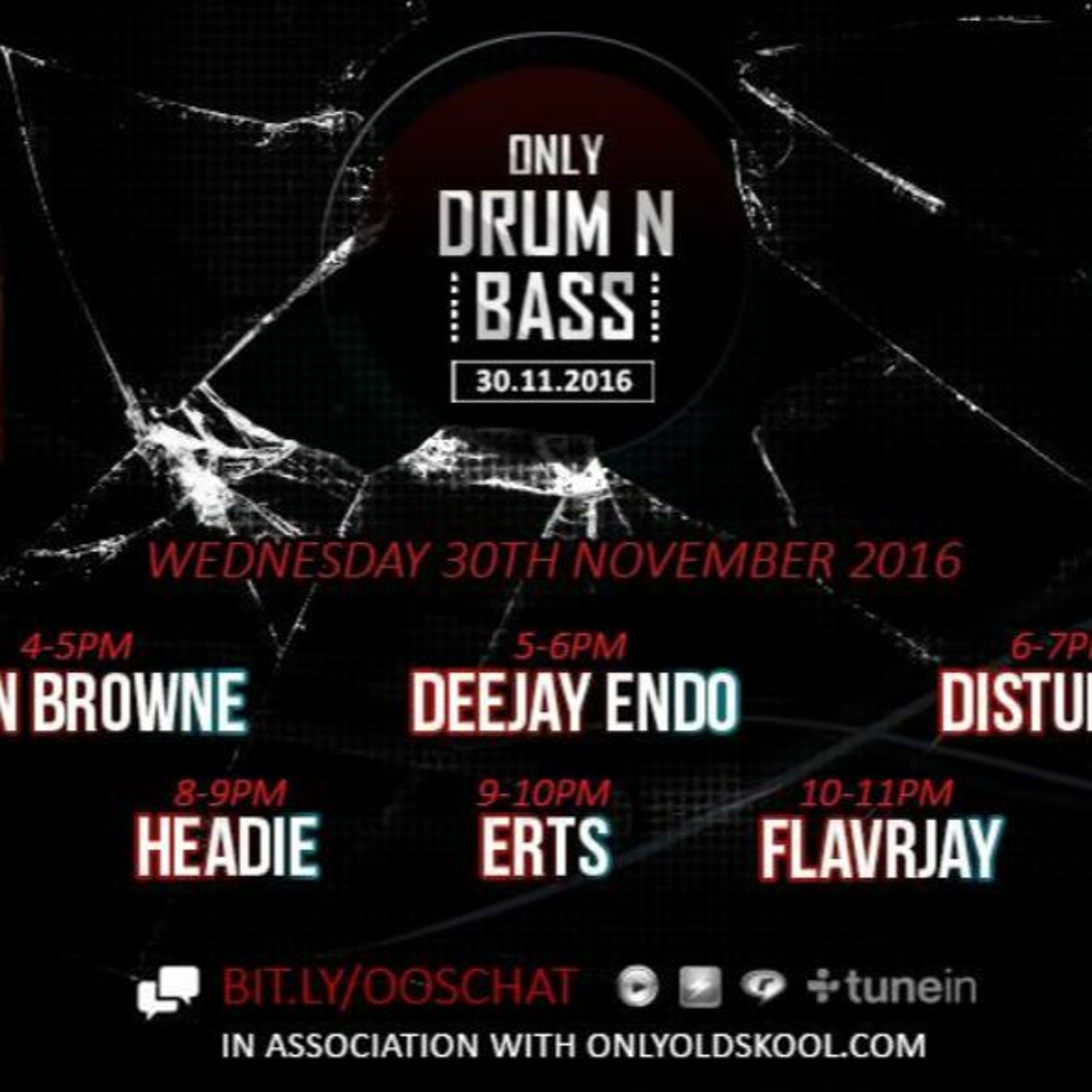FLavRjay on OOS Radio, Only Drum n Bass 30-11-16 episode artwork