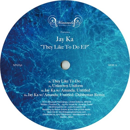 Jay Ka - They Like To Do EP - Minuendo 36