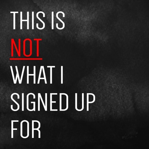 Stream this is not what i signed up for by reslife holland listen