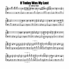 "If Today Was My Last" - Diva La Vida