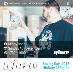 Rinse FM Podcast - Kenny Dope - 4th December 2016